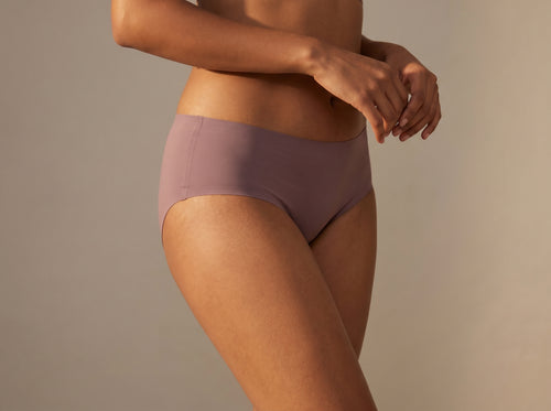 SEAMX Bonded Bikini Brief — Rosewood